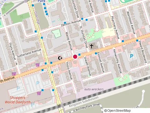 Location of Infinity Finance And Investment Inc at 3092 Danforth Ave Suite # 205, Scarborough