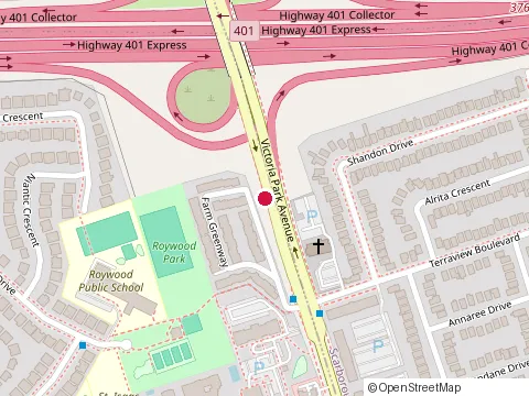 Location of Insurance Broker at 2450 Victoria Park Ave, North York
