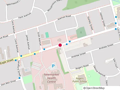 Location of Dawson Dental Centre at 235 Eagle St, Newmarket