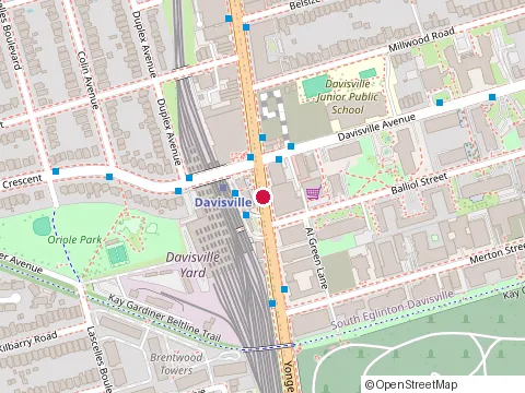 Location of Jjs Cafe & Deli at 1881 Yonge St, Toronto