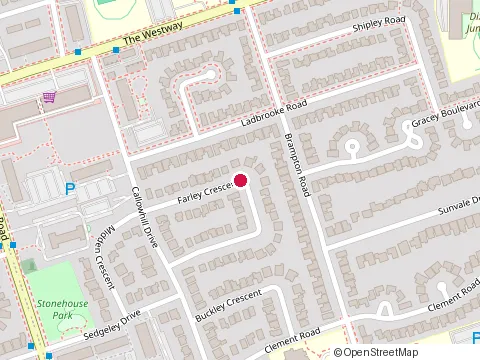 Location of K-Com Accounting&Financial at 73 Farley Cres, Etobicoke