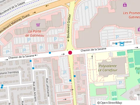 Location of Kfc - Gatineau at 164 Boul Greber, Gatineau