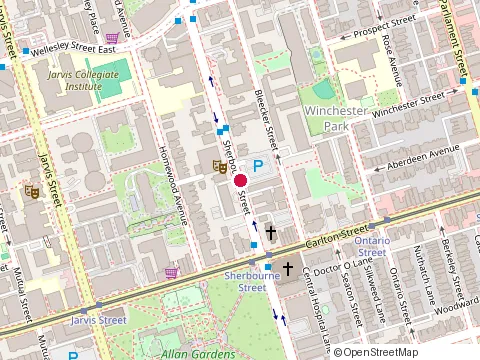 Location of Kieffer Structural Engineering at 413 Sherbourne St, Toronto