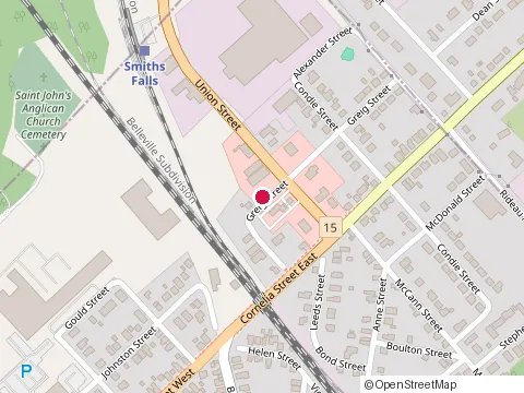 Location of King Star Oriental Buffet at 15 Greig St, Smiths Falls