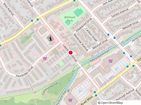 Location of Kitchener-Waterloo Chiropractic at 275 Lawrence Ave, Kitchener
