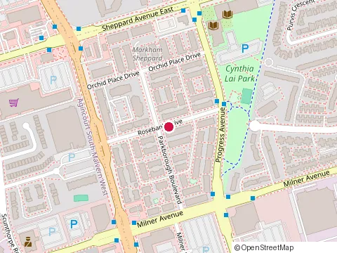 Location of Kurtapyjama.Ca at 19 Rosebank Dr, Scarborough