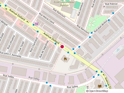 Location of l'Artisan de la Pasta Resturant at 1383 Dollard Ave, LaSalle