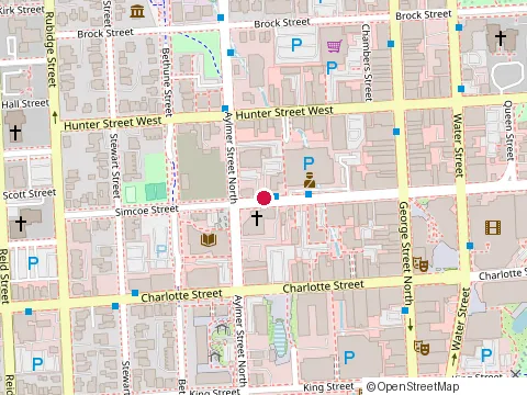 Location of Lakeview Pharmacy at 191 Simcoe St, Peterborough