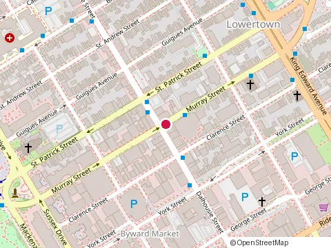 Location of Guigues Service Center at 159 Rue Murray, Ottawa