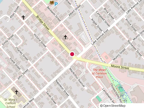 Location of H&R Block at 17 Bridge St, Carleton Place