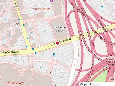 Location of Homesense at 1840 The Queensway, Etobicoke