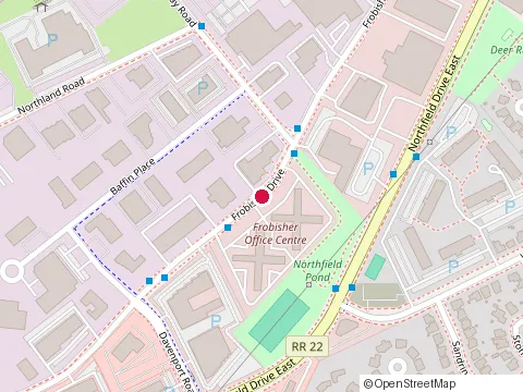 Location of Majestic Party Rentals at 15 160 Frobisher Dr, Waterloo