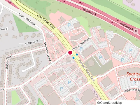 Location of Marsh Canada at 200-4273 King St E, Kitchener