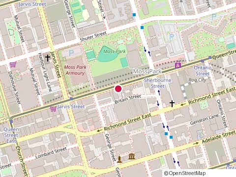 Location of Mcphail Law Office at 207 Queen St E, Toronto