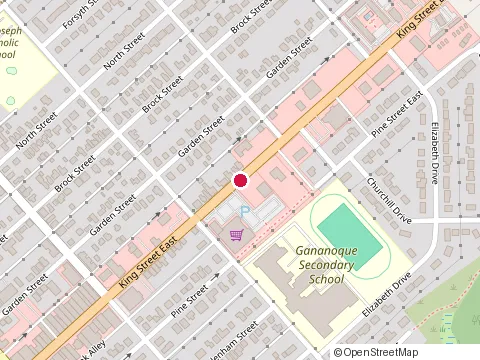 Emplacement de Metro au 333 King St E, Gananoque