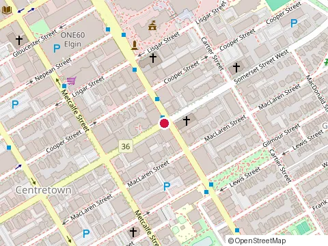Location of Michel Drapeau Law Office at 192 Somerset St W, Ottawa
