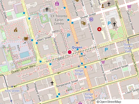 Location of Miller Thomson at 5800-40 King St W, Toronto
