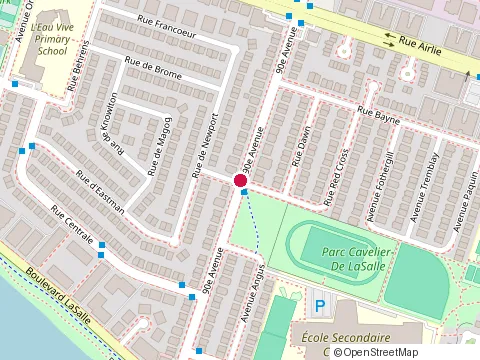 Location of Min.T at 496 90E Avenue, LaSalle