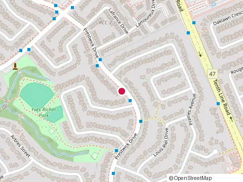 Location of Monette Shoes Chaussures Monette at 110 Place d'Orléans Dr, Orleans
