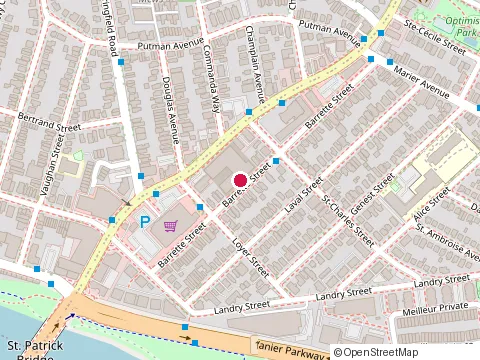 Location of Monson Deluxe Cleaners at 110 Beechwood Ave., Vanier