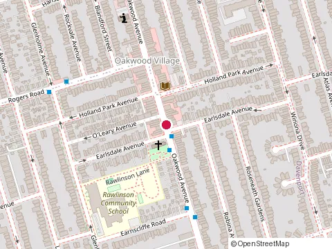 Location of Montes Painting at 324 Oakwood Ave, York