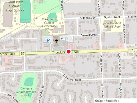 Location of Montrosedental at 6586 Thorold Stone Road, Niagara Falls
