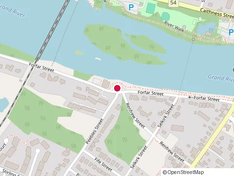Location of Mortons Furniture & Woodworking Ltd at 1 Peebles St, Caledonia