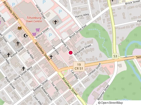 Location of Nicholas Paul - Realtor® at 24 Harvey St, Tillsonburg