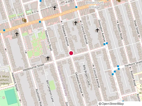 Location of Nakatsu Constance at 160 Delaware Ave, Toronto