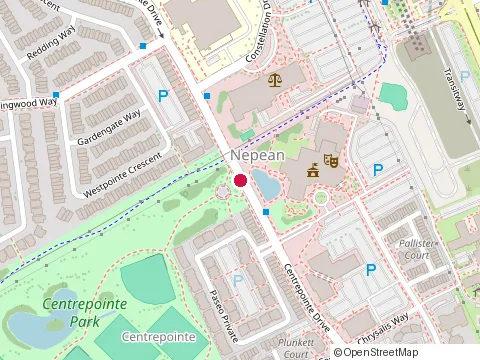 Location of Nepean Family Dental at 460 W Hunt Club Rd #104, Nepean