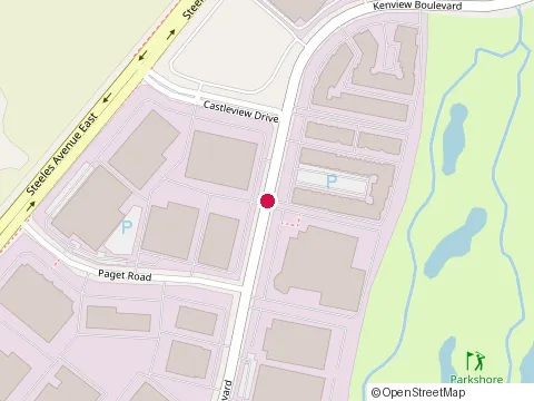Location of One Stop Linen Supply at 13 Kenview Blvd, Brampton