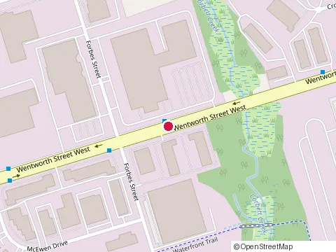 Location of Oshawa Bearing Service Ltd. at 1-2020 Wentworth St, Whitby