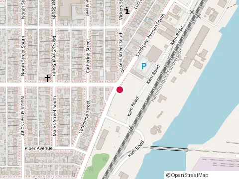 Location of Overhead Door-Thunder Bay at 528 South Syndicate, Thunder Bay
