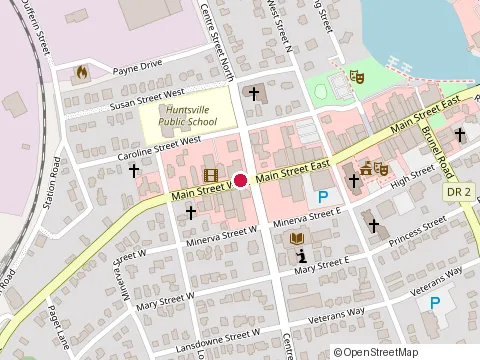 Location of Paton Financial Services Inc. - Sun Life at 11 Main St W Unit 2, Huntsville