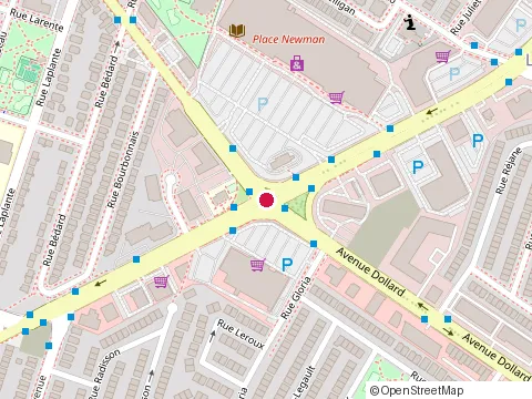 Location of Pind Lasalle at 2150 avenue Dollard, LaSalle