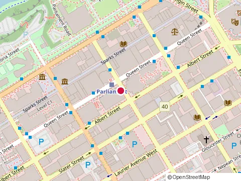 Location of Stikeman Elliott at 1600-50 O'Connor St, Ottawa