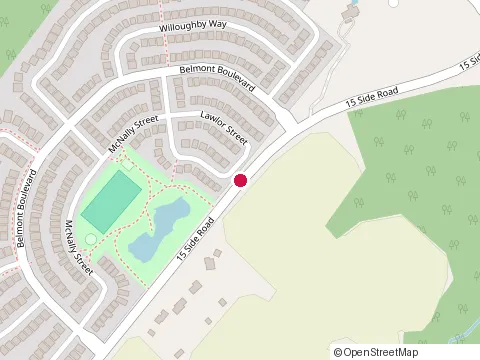Location of The Club At North Halton at 363 Maple Ave, Georgetown