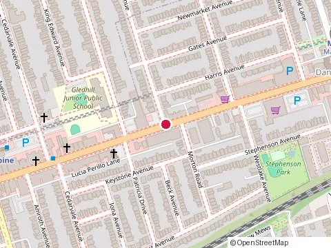 Location of Reilly Law Office Of T Edgar at 2324 Danforth Ave, Toronto