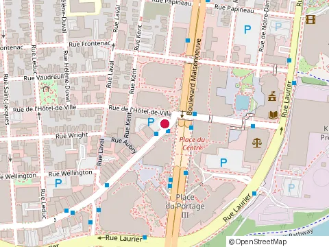 Location of Remax Vision 1990Inc at Portage Bridge, Gatineau
