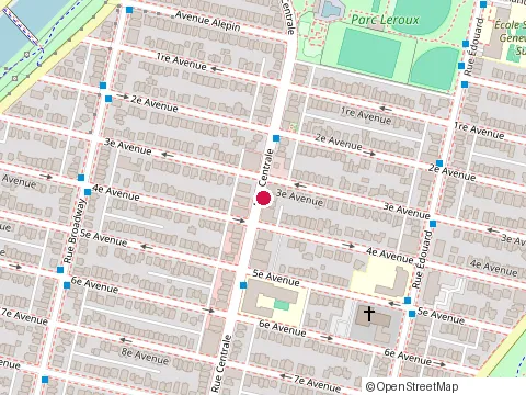 Location of Restaurant Kim at 7624 Rue Centrale, LaSalle
