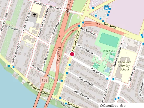 Location of Restaurant Mangez Délicieux (Halal) at 100 avenue Lafleur, LaSalle