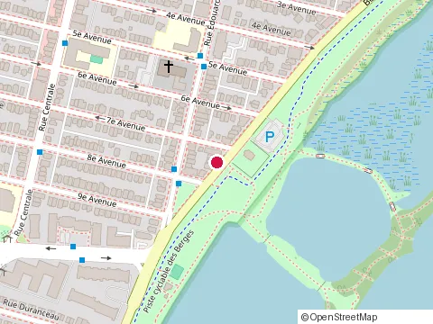 Location of Restaurante Creme & Cafe at 1 8E Avenue, LaSalle