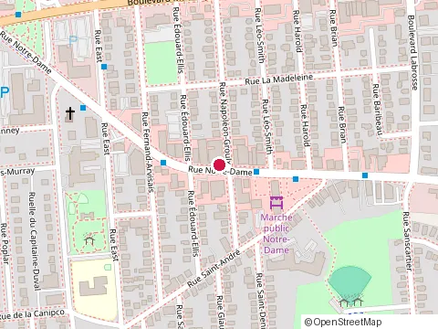 Location of Resto-Bar le Moulin at 325 Rue Notre Dame, Gatineau