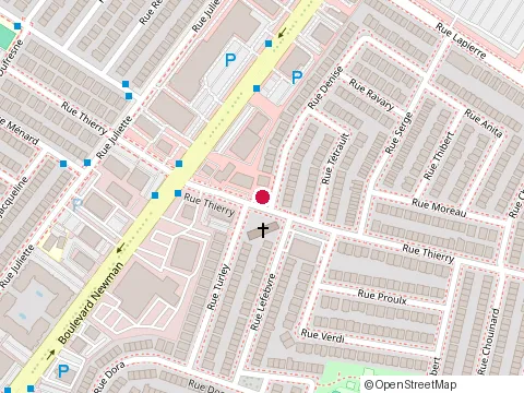 Location of Riccia Caffè And Bistro at 1719 Rue Thierry, LaSalle