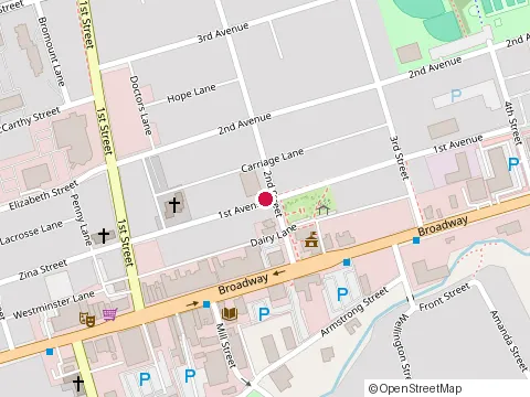 Location of Richard Allman at 32 First Ave, Orangeville