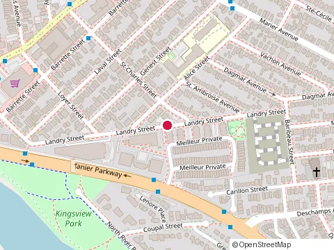 Location of Riverpath Retirement Community at 80 Landry St, Ottawa