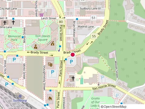 Location of Weaver Simmons Llp at 400-233 Brady St E, Sudbury