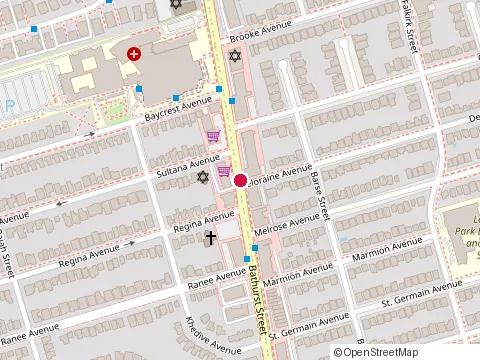 Location of Royal Linen at 3503 Bathurst St, North York