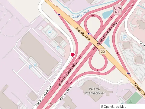 Location of Saberton Denture & Implant at 4130 Fairview Street, Burlington