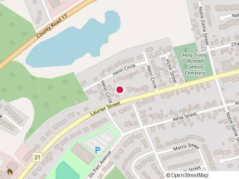 Location of Sabourin Construction at 279 Turquoise St, Clarence-Rockland